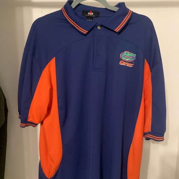 S&K sportswear Other - Flordia Gators Men's Blue and Orange Polo Shirt